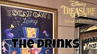 The Drinks of Scat Cat Lounge | Disney Treasure | Disney Cruise Line