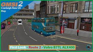 Omsi 2 | Cranleigh *New UK Map for 2025* | First Look | Route 2 | Volvo B7TL ALX400