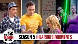 Season 5 Hilarious Moments | The Big Bang Theory