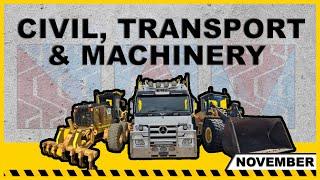 Lloyds Auctions Civil, Transport and Machinery Major Monthly Event. LIVE November 2024