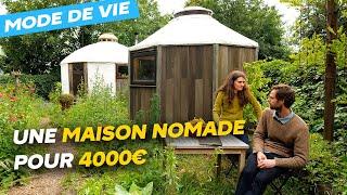 Ce couple a autoconstruit sa yourte uniquement à base de matériaux de récup.