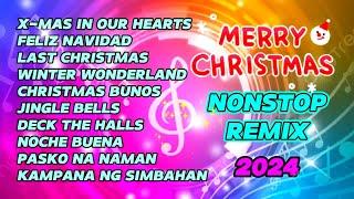 CHRISTMAS SONGS MEDLEY DISCO REMIX 2024 -  THE VIRAL REMIX HUB