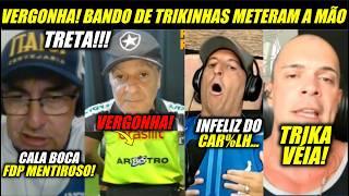 QUE VERGONHA! BOTAFOGUENSE JANTOU O VÉIO AO VIVO! DEU ATÉ DÓ...