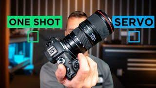 Servo Autofocus vs One Shot - Canon AF deep dive | DEvisuals