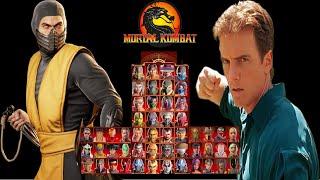 Mortal Kombat 9 - SCORPION MK1 95 & JOHNNY CAGE MOD - NEW Expert Tag Ladder Gameplay