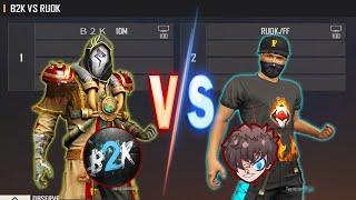 B2K VS RUOK FF | BORN2KILL VS RUOK 1V1 MOST AWAITED ROOM IN THE WORLD