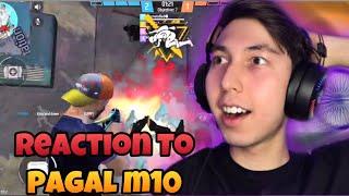 Reaction to Pagal M10 | Indian phone Player  | Free Fire