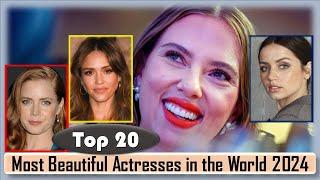 Most Beautiful Actresses in the World in 2024 । TOP 20