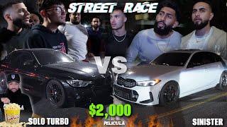 BMW GEN 2 M340 HYBRID TURBO VS GEN 1 F30  HYBRID TURBO EVERY MUSTANG IN NYC GETS CALLED OUT !!! 