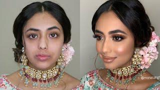 Indian/Bollywood/South Asian Bridal Makeup | Start to Finish | Mona Sangha