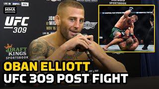 Oban Elliott Reacts To KO Win Over Bassil Hafez, Promises 'Biblical' Next Fight After UFC 309