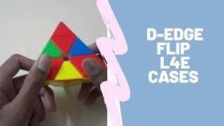 D Edge Flipped L4E Cases | Pyraminx | Cubing With Viswath