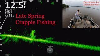 Crappie Fishing on Lake Darbonne!   Full-Screen LiveScope Footage!!!  Trip #18