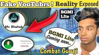 Fake YouTubers Exposed‎@Combat Guruji  ‎@Gaming Duniya  ‎@Mr. Bhahuk  /Pubg Mobile Lite /Jadu YT/