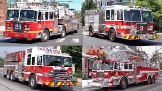 Fire Trucks Responding - Compilation