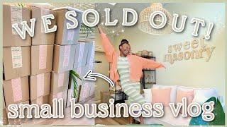 WE SOLD OUT AGAIN! Sharing My Tips, Product Photography, Packing Orders, BTS| Small Business Vlog