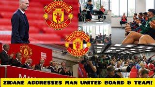 ZIDANE'S SHOCKING FIRST MEETING WITH MAN UNITED BOARD & TEAM REVEALED!