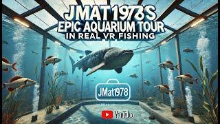 Exploring Jmat1978's Epic Aquariums & Swimming with Giant Fish! | Real VR Fishing Lodge Tour