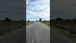 The cool breeze, the scent of wet soil, and the open road besides farm fields. ️‍️ #nature