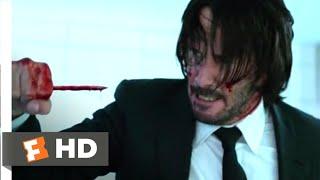 John Wick: Chapter 2 (2017) - Pencil Kill Scene (6/10) | Movieclips