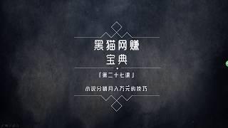 黑猫社网赚宝典：玩小说分销的技巧