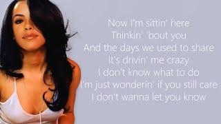 aaliyah - miss you (lyrics)