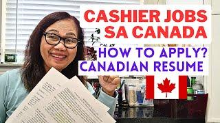 CASHIER JOBS SA CANADA, SCREENSHOT CANADIAN RESUME AT COVER LETTER #cashierjobs #resume #canada