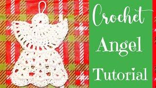 Easy Crochet Angel Ornament Tutorial for Beginners | DIY Crochet Xmas