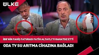 İBB'nin Fahiş Faturası Fatih Altaylı'yı İsyan Ettirdi ODA TV İmamoğlu'nun Avukatlığına Soyundu