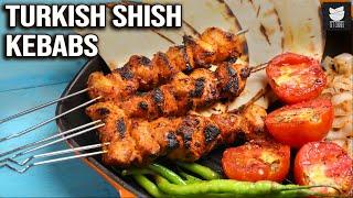 Turkish Style Shish Kebabs | Grilled Chicken Kebabs | Easy Recipe For Camp | Chef Varun