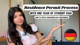 How to Get a Student Residence Permit in Germany with a One-Year Visa !!