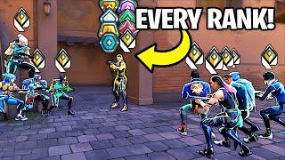 1 of Every Rank VS 9 Radiants! - (Can Anyone Win?)