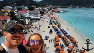 Carnival Celebration - Chill Day in ST.MAARTEN | $1000 WINNER!! | Our FIRST Carnival Cruise | 2024 |