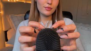 ASMR | Bare Mic Scratching (scratching with the back of my long nails)