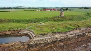 St Monans drone video, St Monans Windmill, St Monans tidal pool, St Monans Holiday Park, Fife.