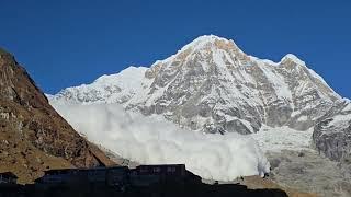 Close Call - Avalanche hit Annapurna base Camp