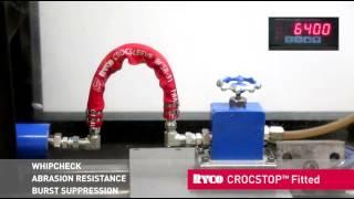 RYCO CROCSTOP System Simulated Hose Burst Test 2015