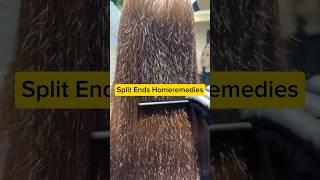 Split Ends Home Remedies/Get Long & Thick Hair Fast #shorts #haircare #splitends #anamikabarai