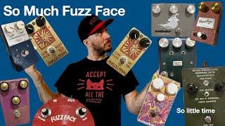 A discussion and comparison of SOME of my fuzz face style pedals!