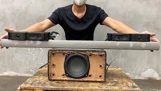 Restoration wireless sound bar // Restore the speaker system for the TV