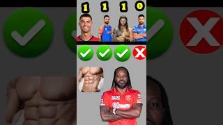 kiske six pack hai #shorts #viratkohli #ronaldo #cricket #cricketlover #viralvideo #vs