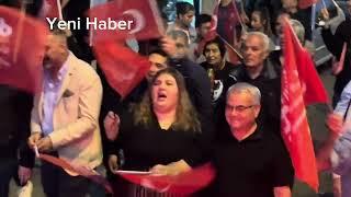 CHP ERDEMLİ İLÇE TEŞKİKATINDAN “CUMHURİYET”YÜRÜYÜŞÜ.