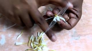 Easy method to tie flowers beautifully