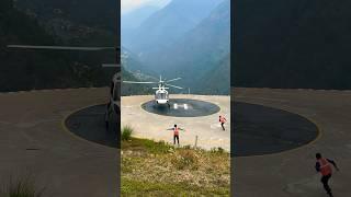 VT-GVF | Helicopter landing at Phata helipad #airport #aviation #travel #trending