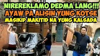 NIREREKLAMO DEDMA LANG!!! AYAW PANG ALISIN YUNG KOTSE!!! MASIKIP MAKITID YUNG KALSADA MTPB CLAMPING