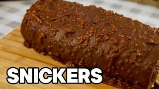 Snickers Chocolate Cake Recipe with caramel/Шоколадный рулет СНИКЕРС! Праздничный Рецепт!