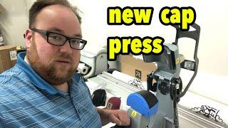 New Cap Heat Press - 360 IQ Hotronix Hat Press from Stahls