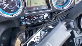 Kawasaki Voyager 1700 Aftermarket Sound System Kenwood Alexa Vaquero Nomad VN1700 Motorcycle Sub