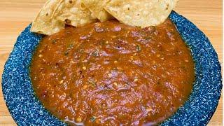 Una Salsa Roja Mexicana Riquísima y Facil de hacer