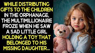 While distributing gifts to the children in the orphanage, the multimillionaire froze when he saw...